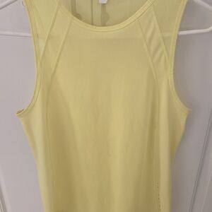 Lululemon Athletica Yellow Tank Top